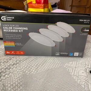 White LED Recessed Lighting Kit